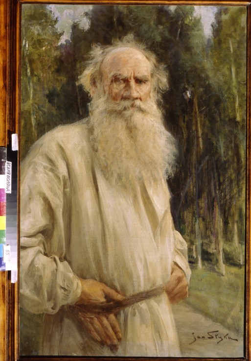 Porträt des Schriftstellers Leo N. Tolstoi (1828-1910) von Jan Styka