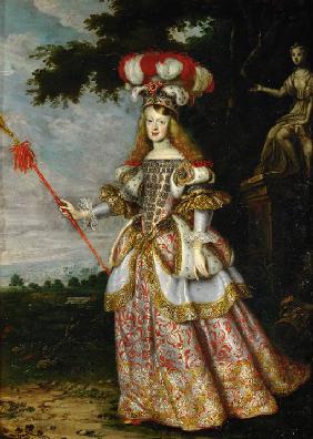 Infantin Margarita Teresa (1651-1673), Kaiserin, im Theaterkostüm 1667