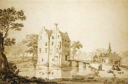 Zuylenburgh Castle (Slot Zuylen) von Jan van der Heyden