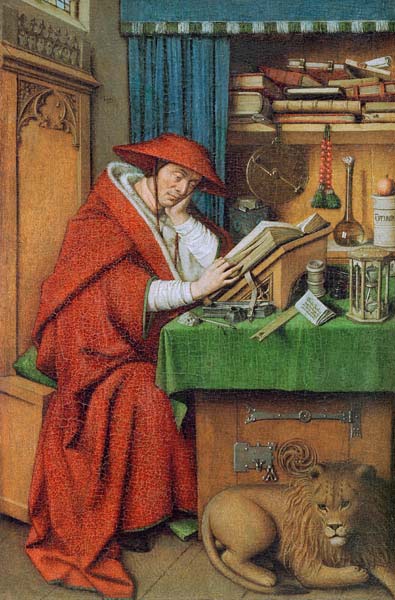 Hl.Hieronymus im Gehäuse von Jan van Eyck