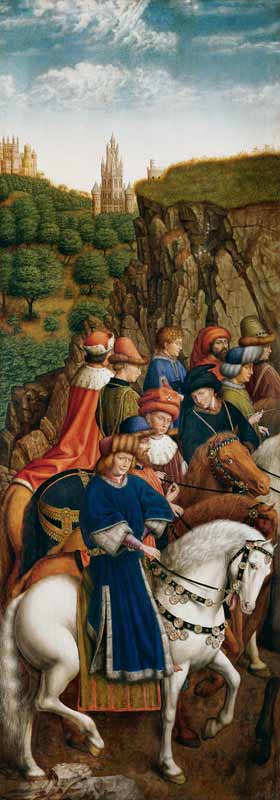 Genter Altar - Die gerechten Richter von Jan van Eyck