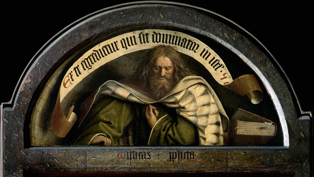 Genter Altar, Prophet Micha von Jan van Eyck