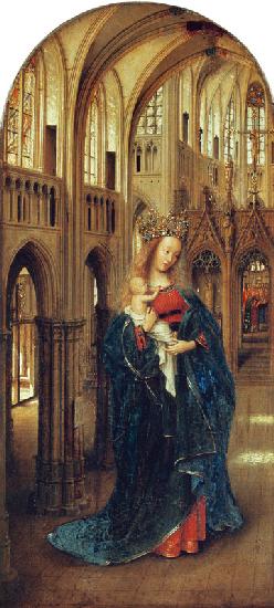Madonna in der Kirche 1430