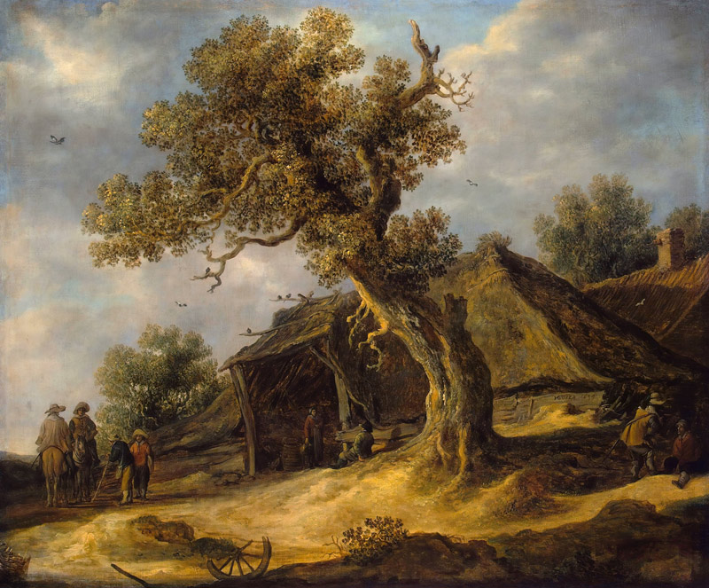 Landscape with an Oak von Jan van Goyen