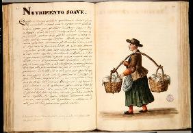 Drink-seller, Venetian (manuscript) 17th