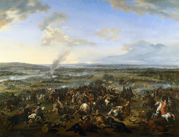 Die Schlacht bei Höchstädt am 13.8.1704 von Jan van Huchtenburgh