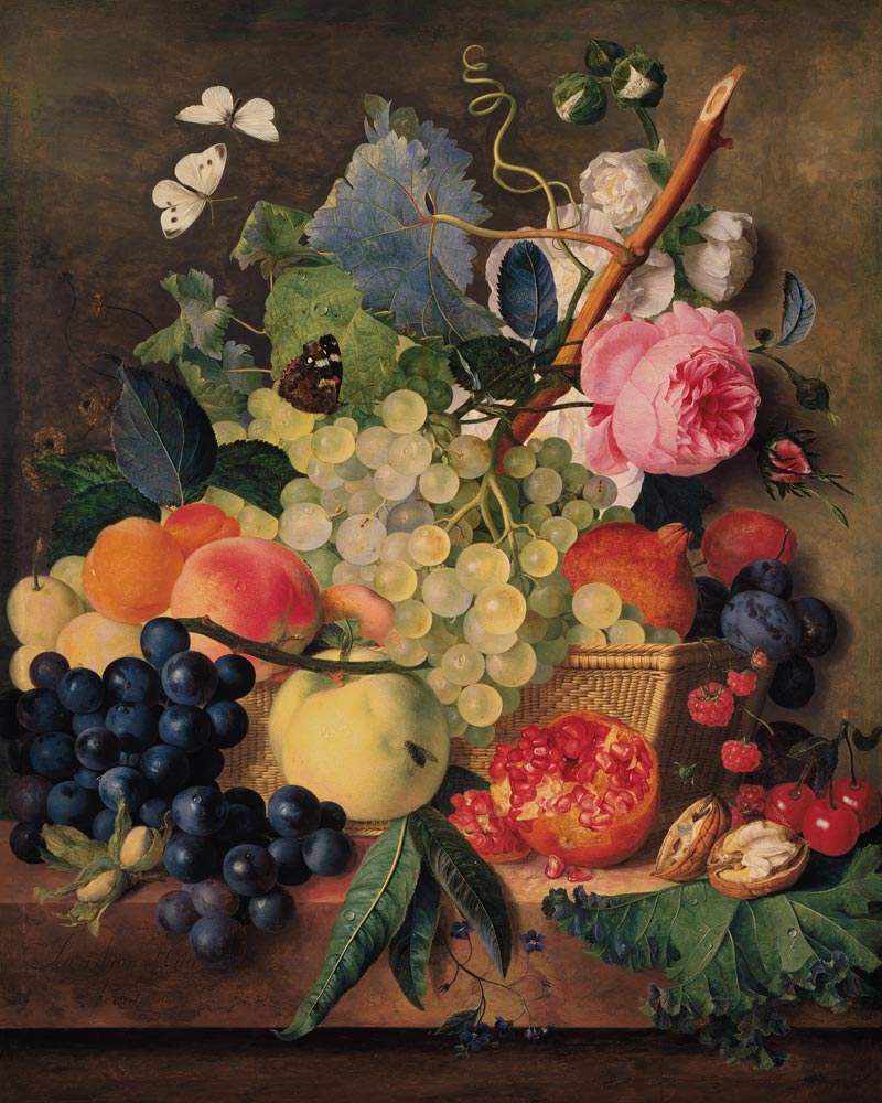 A Basket of Fruit von Jan van Huysum