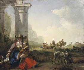Italian Peasants among Ruins 1649/50