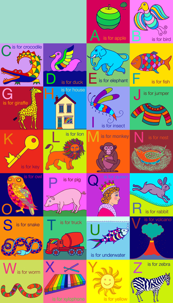 Alphabet for children von Jane Tattersfield