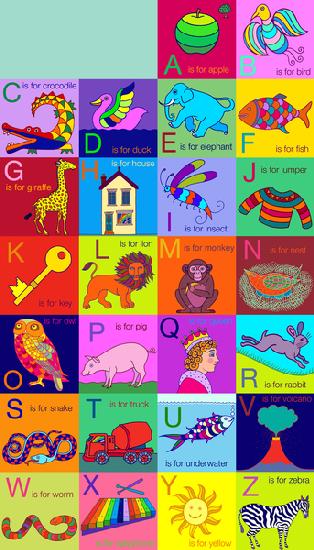 Alphabet for children 2002