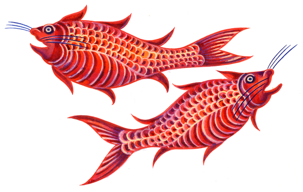 Fish Pisces von Jane Tattersfield