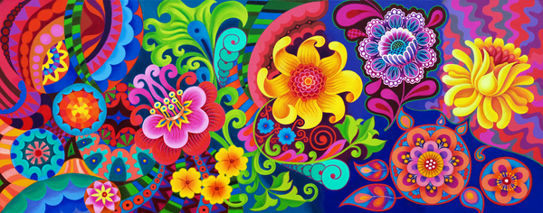 Flower pattern von Jane Tattersfield