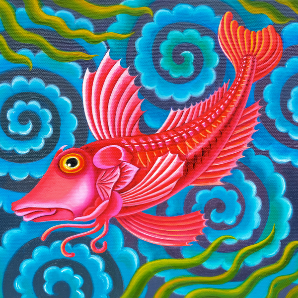 Gurnard fish von Jane Tattersfield
