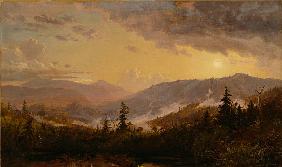 Sunset after a Storm in the Catskill Mountains 1860