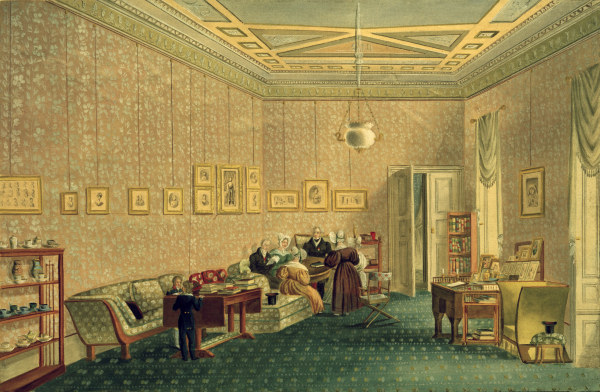Zimmer im Schloss Schönbrunn von J.B. Hoechle