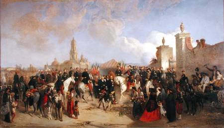 Entrance of the French Expeditionary Corps into Mexico City, 10th June 1863 von Jean Adolphe Beauce