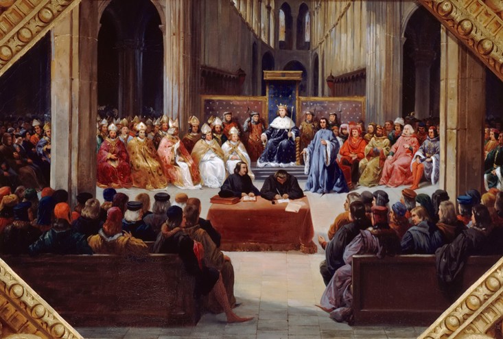 Die Versammlung der Generalstände am 10. April 1302 von Jean Alaux