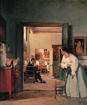 Ingres'' Studio in Rome