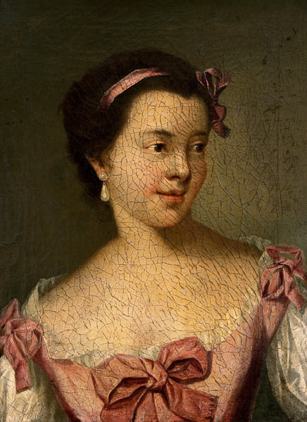 Portrait of a young lady von Jean-Alexis Grimou