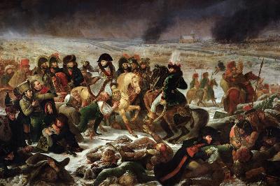 Napoleon auf dem Schlachtfeld von Preußisch-Eylau 1808