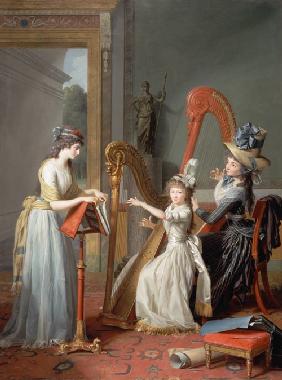Die Harfenspielerinnen (Mademoiselles d'Orléans)