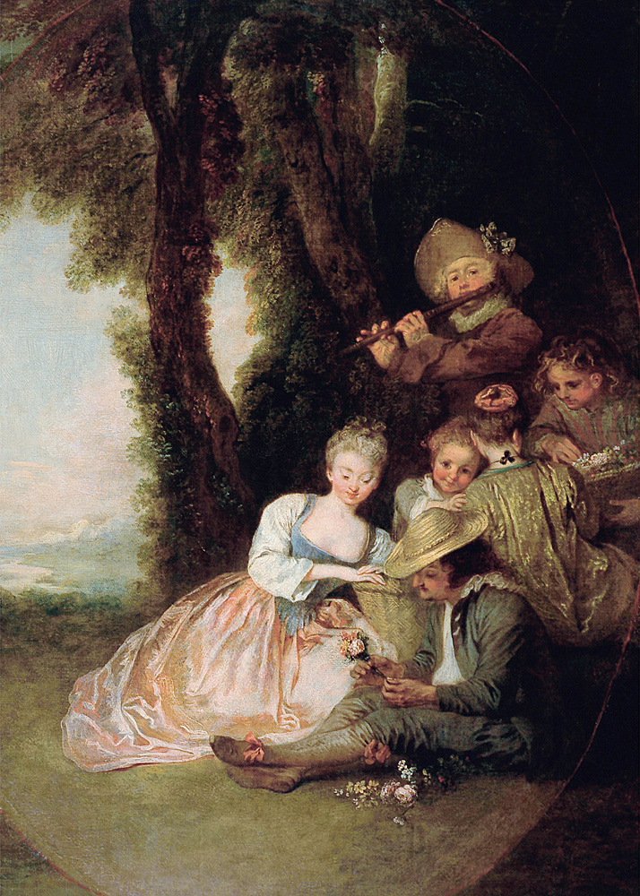 Die Liebeserklärung von Jean Antoine Watteau