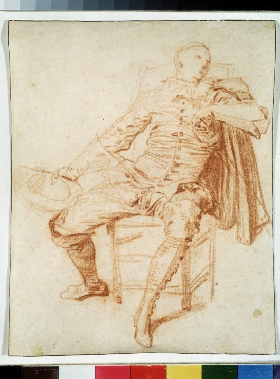 Schauspieler der Comédie italienne (Crispin) von Jean Antoine Watteau