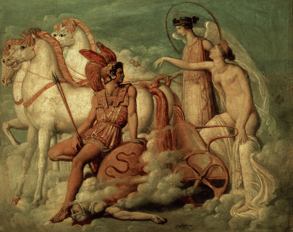 Ingres,  Rückkehr der Venus in den Olymp von Jean Auguste Dominique Ingres
