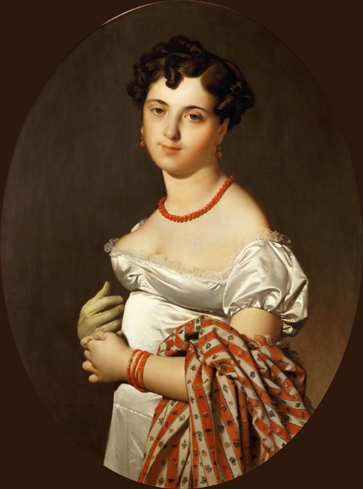 Porträt von Madame Cécile Panckoucke, geb. Bochet von Jean Auguste Dominique Ingres