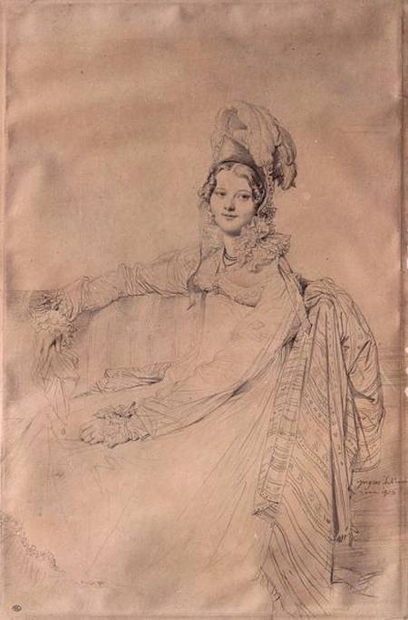 Portrait of Madame Louis-Nicolas-Marie Destouches (1787-1831) von Jean Auguste Dominique Ingres