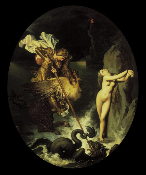 Ruggero befreit Angelica von Jean Auguste Dominique Ingres