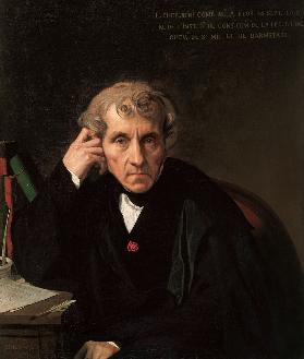 Porträt von Komponist Luigi Cherubini (1760-1842) 1841