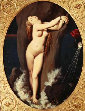 Angelica in Chains, 1859 (oil on canvas) 1925