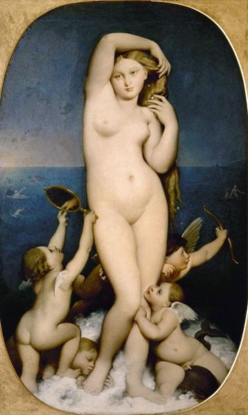 Venus Anadyomene von Jean Auguste Dominique Ingres