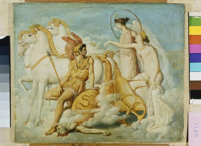 Die verwundete Venus von Jean Auguste Dominique Ingres