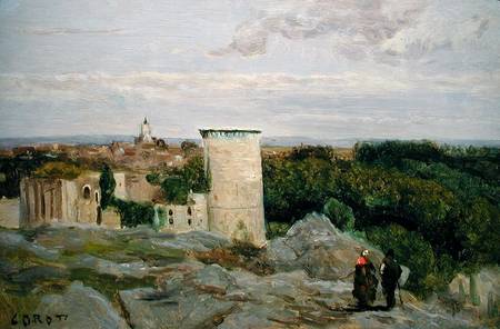 Castle of Falaise von Jean-Baptiste Camille Corot