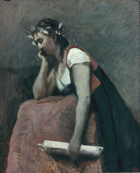 Corot / La Poesie / c. 1868 von Jean-Baptiste Camille Corot