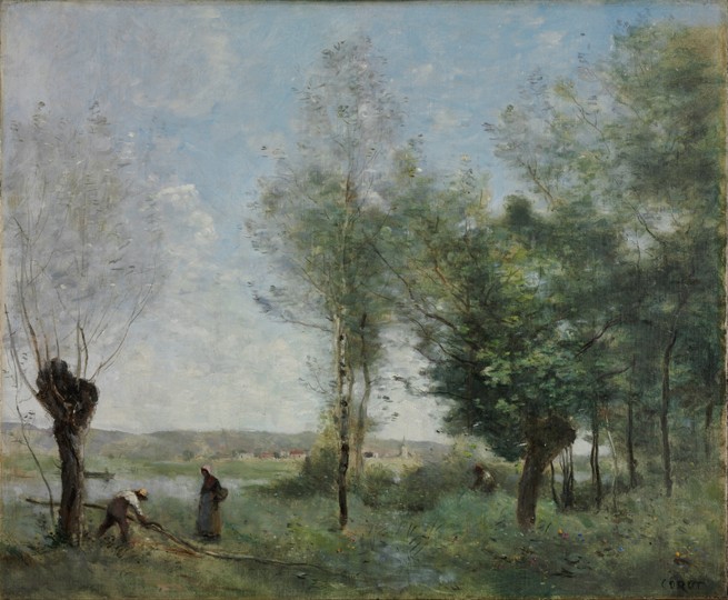 Erinnerung an Coubron von Jean-Baptiste Camille Corot