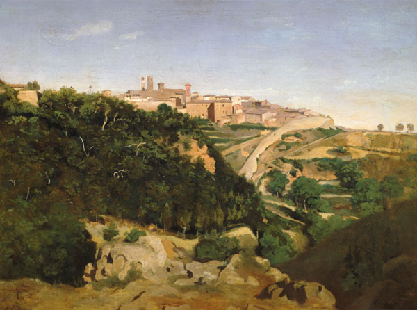 Volterra. von Jean-Baptiste Camille Corot