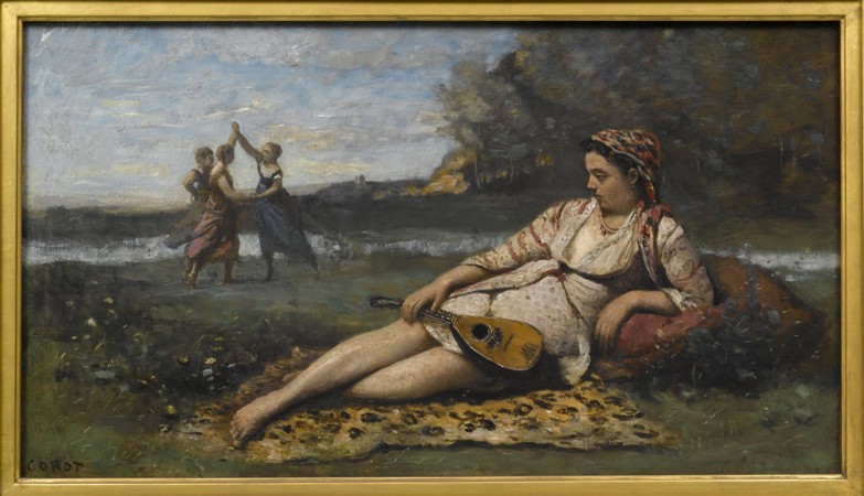Junge Frauen von Sparta (Jeunes filles de Sparte) von Jean-Baptiste Camille Corot
