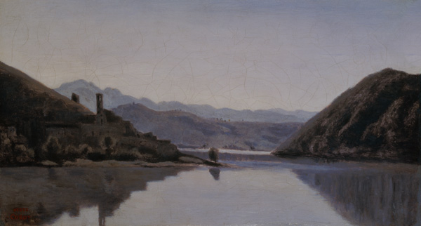 Lago di Piediluco, Umbria von Jean-Baptiste Camille Corot