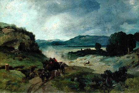 Roman Landscape von Jean-Baptiste Camille Corot