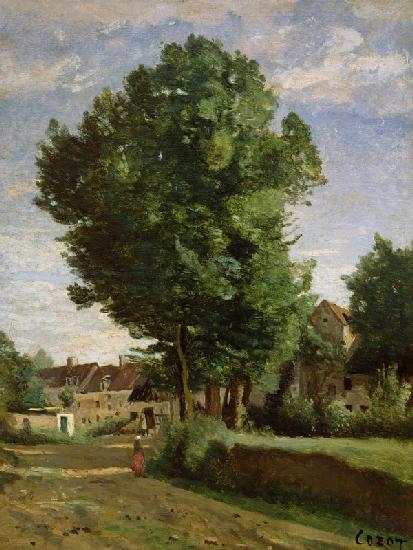 Outskirts of a village near Beauvais c.1850