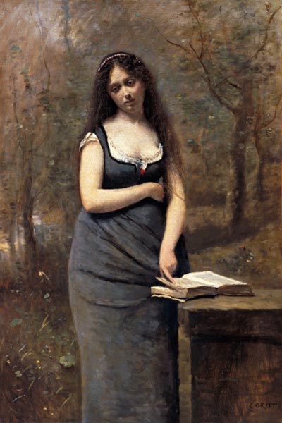 Velleda. von Jean-Baptiste Camille Corot