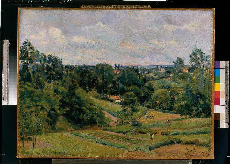 Landschaft bei Pontoise von Jean-Baptiste Armand Guillaumin