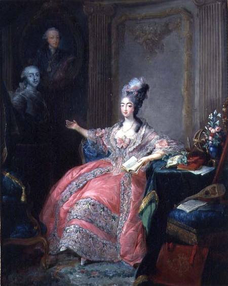 Louise Marie Josephine of Savoy, Countess of Provence (1753-1810) von Jean Baptiste Andre Gautier D'Agoty