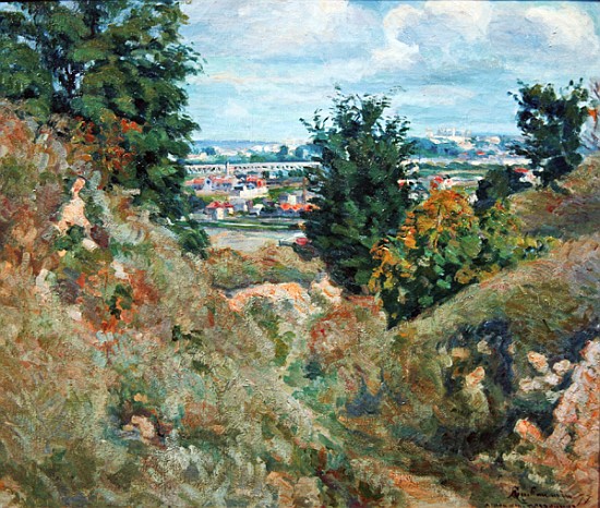 Valley near Paris von Jean Baptiste Armand Guillaumin