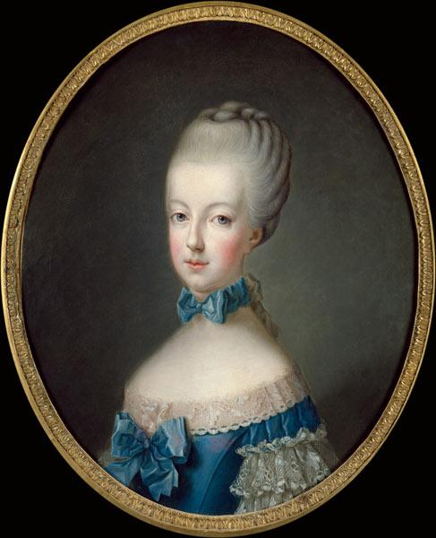 Portrait of Marie-Antoinette de Habsbourg-Lorraine (1750-93) after the painting by Joseph Ducreux