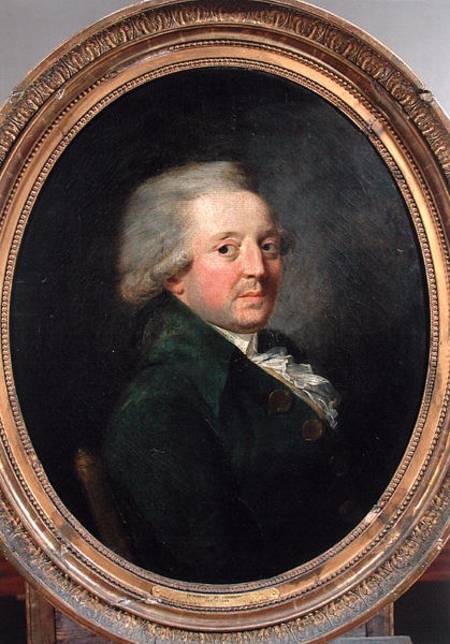 Portrait of Marie-Jean-Antoine-Nicolas de Caritat (1743-94) Marquis of Condorcet von Jean Baptiste Greuze