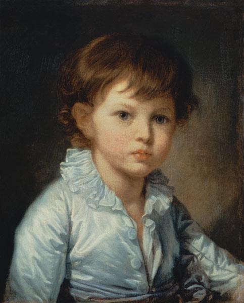 Portrait of Count Stroganov as a Child 1778